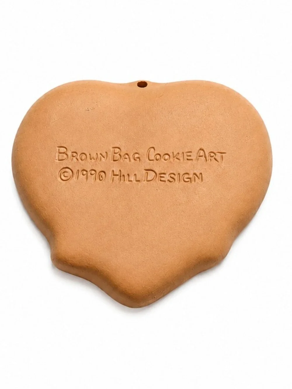 Brown Bag Cookie Art Heart-Shaped Daffodil Cookie Mold 1990